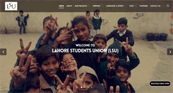 Desktop Screenshot of lahorestudentsunion.com