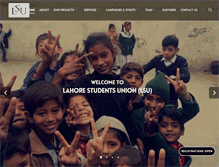 Tablet Screenshot of lahorestudentsunion.com